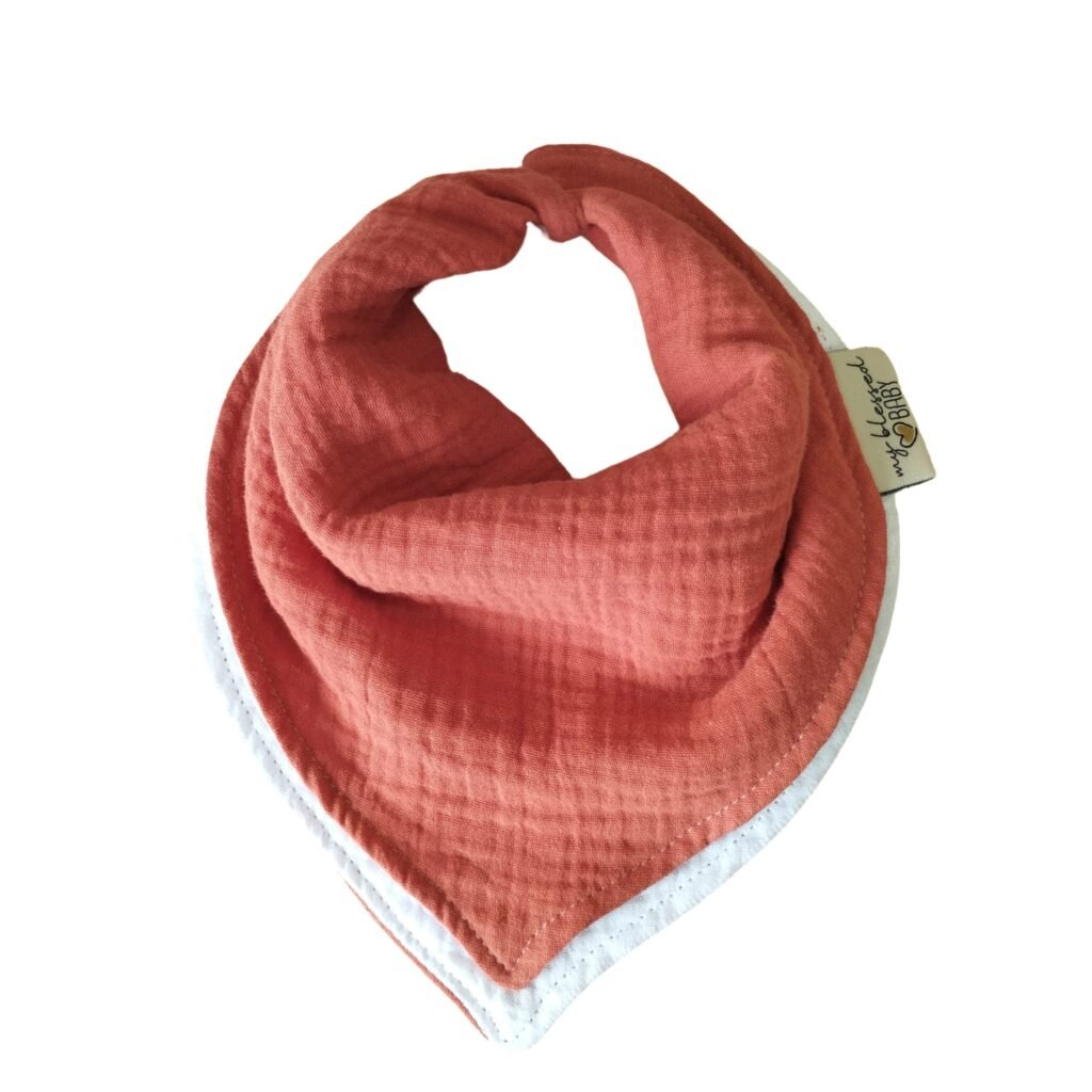 Babete bandana dupla reversível