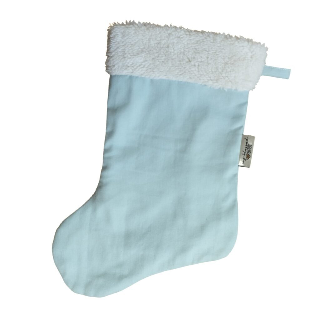 Bota de Natal  em algodão Verde claro (ref10104)